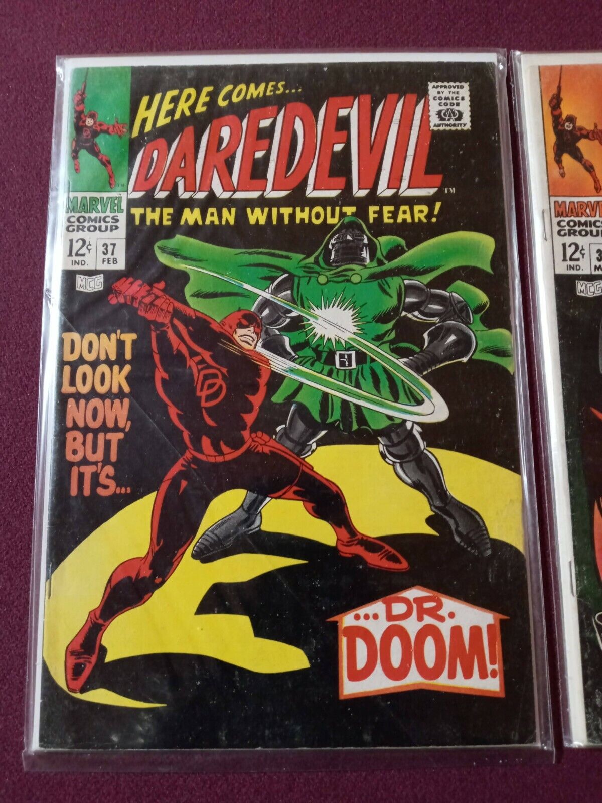 Daredevil 37 38 39 40 Silver Age lot - G/VG - Dr. Doom in 37 38