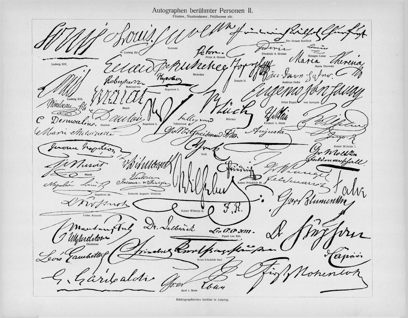 1905 FAMOUS AUTOGRAPHES SIGNATURES VINTAGE LITHOGRAPH 12 Pages READ