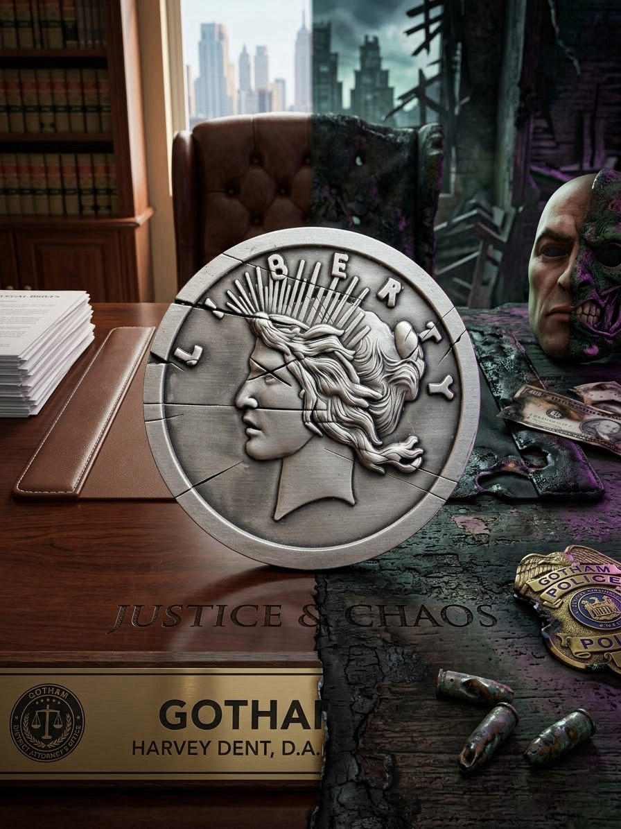 BOSTON SCALLY  CO. - DC Comics TWO FACE Coin