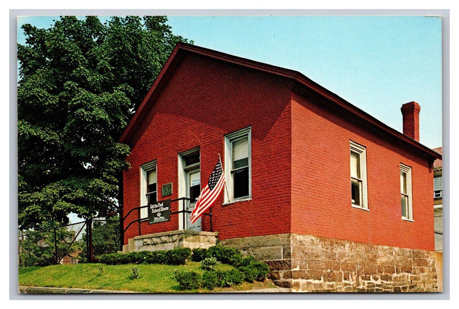 Butler PA Pennsylvania Little Red Schoolhouse 1838 Historical Landmark Postcard