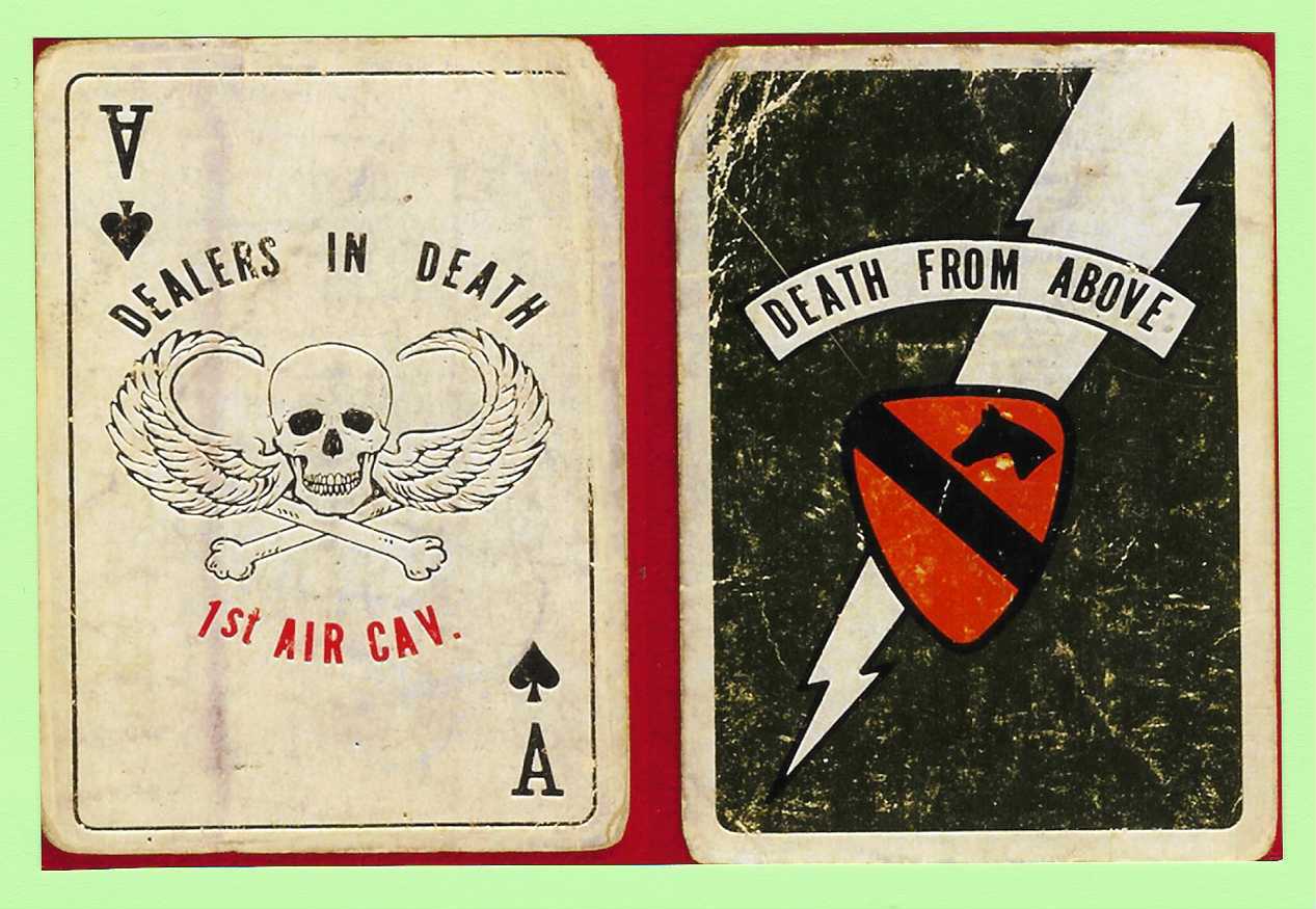 Vietnam War 1st Air Cav Kill Card Death From Above Re-Print 4x6 #1060
