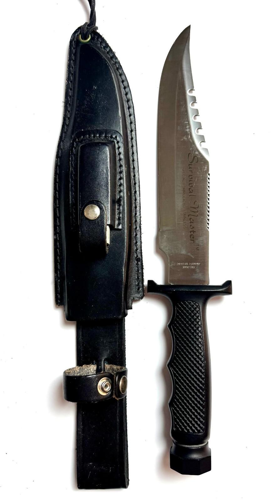 Vintage Saburo Japan Survival Master A050 Survival Knife Compass Kit Sheath
