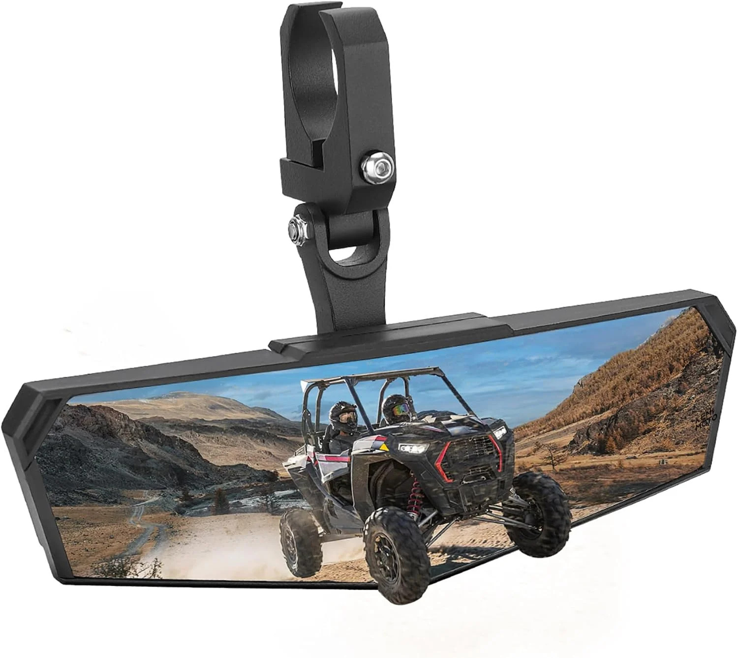 KEMIMOTO UTV Rear View Mirror, SXS UTV Mirror Clear View with 1.5-2 inch