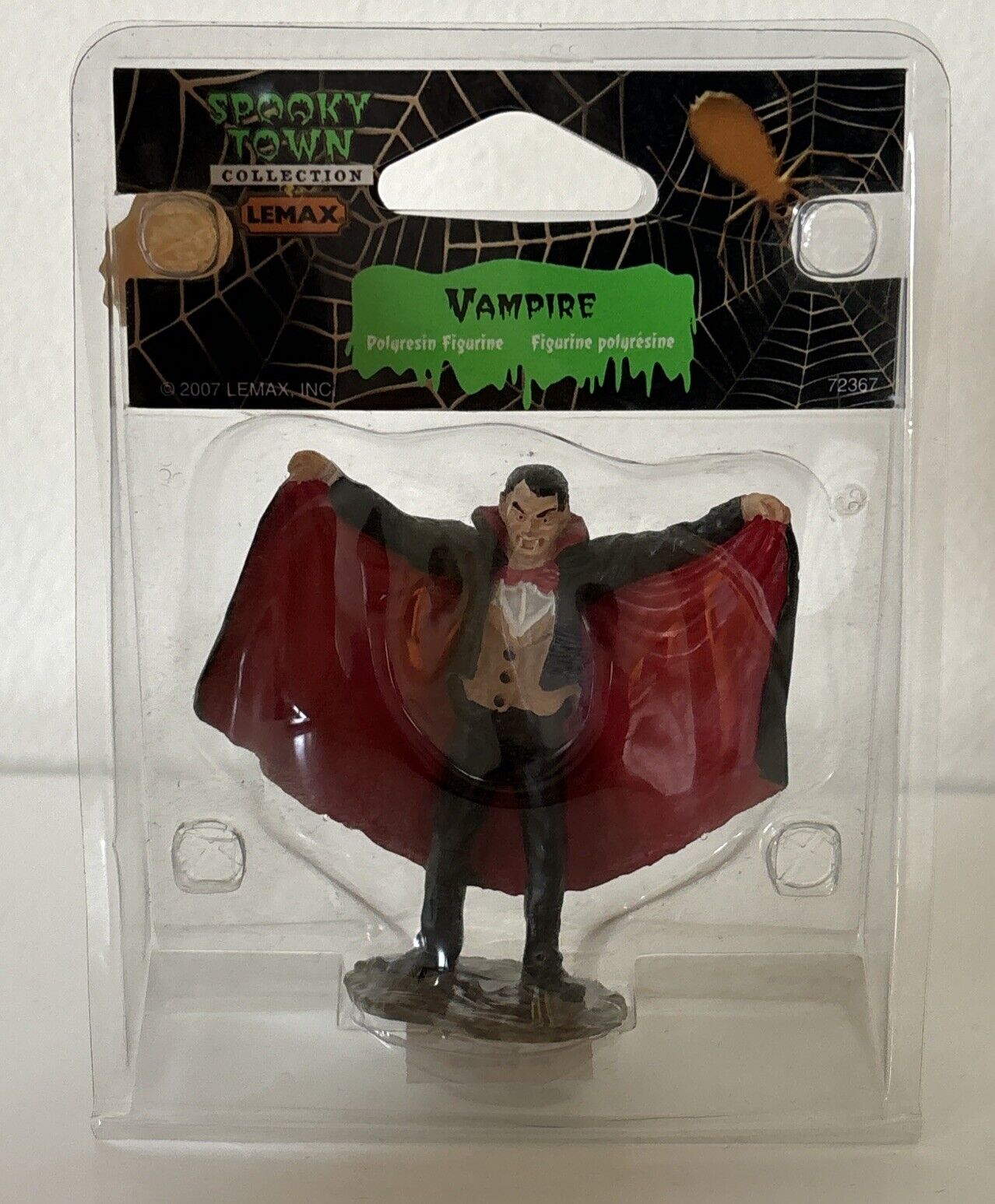 SPOOKY TOWN COLLECTION LEMAX VAMPIRE POLYRESIN FIGURINE 