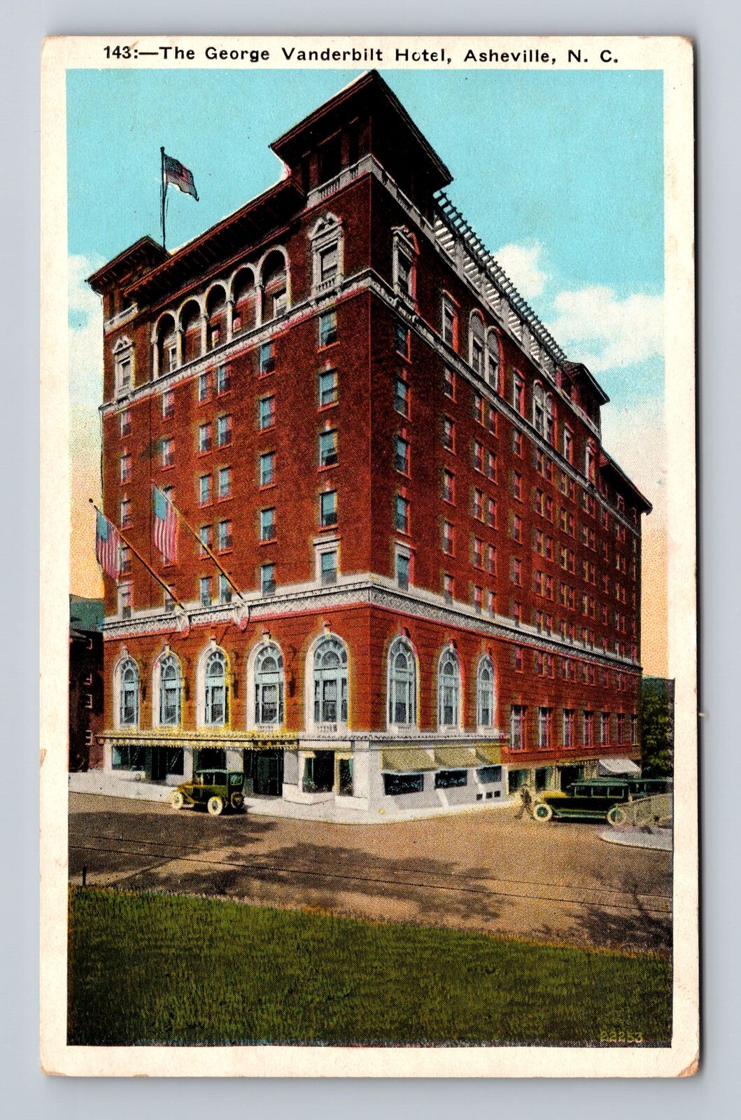 Asheville NC-North Carolina, The George Vanderbilt Hotel, Vintage Postcard