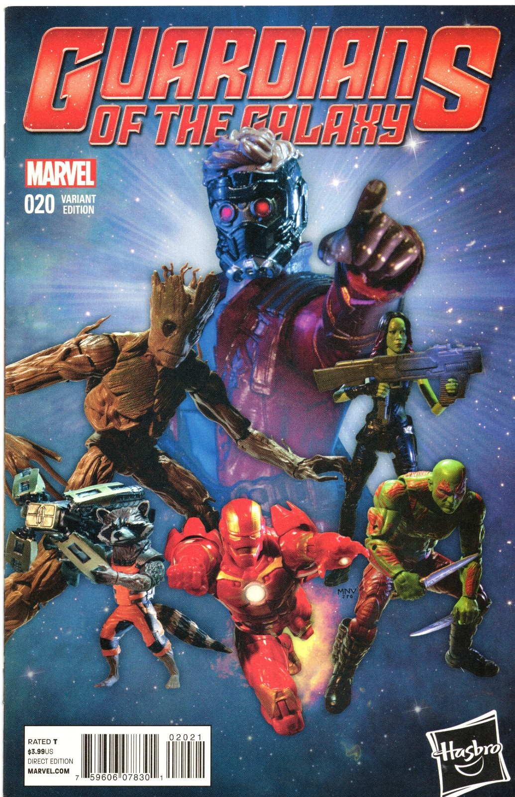 GUARDIANS OF THE GALAXY (V3) #20 Hasbro Toy variant edition NM