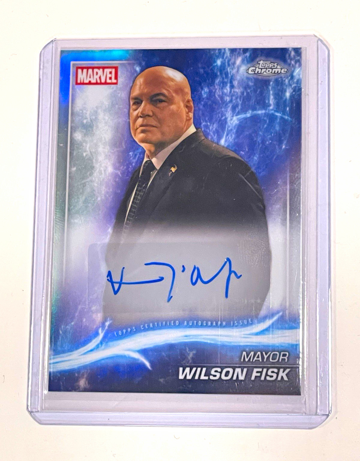 Topps 2025 Marvel Studios Chrome AA-VDO Wilson Fisk Mayor Autograph D'Onofrio