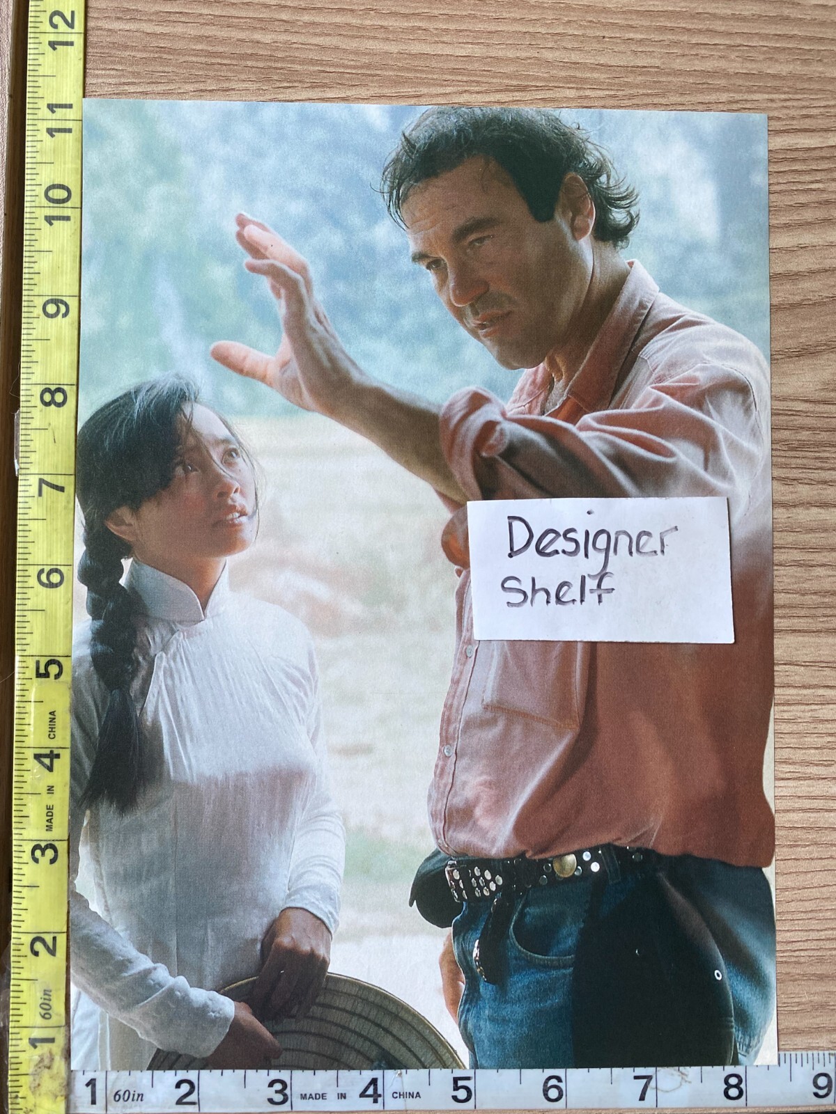 Oliver Stone Director In Heaven And Earth Behind Scenes 1993 Magazine Photograph
