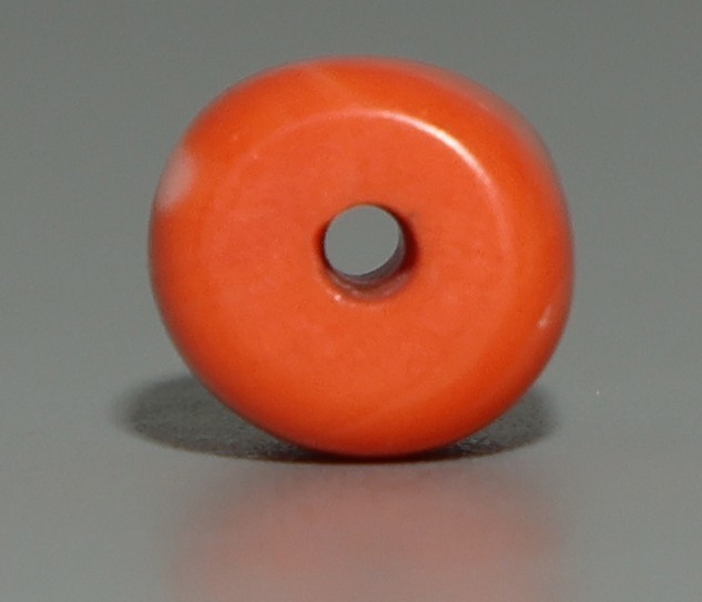 Real Tibetan 18th Century Old Antique Noble Buddhist Red Coral Mala Bead Amulet