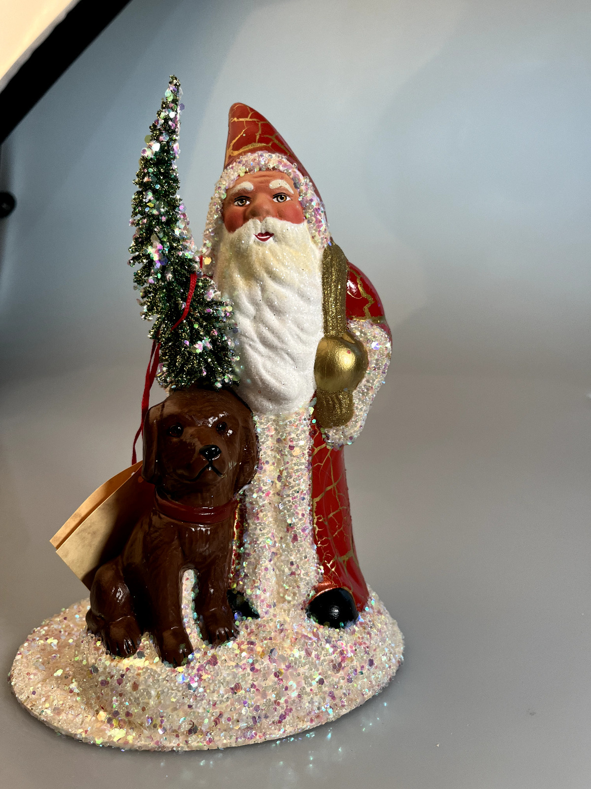 Ino Schaller Red Santa with Dog