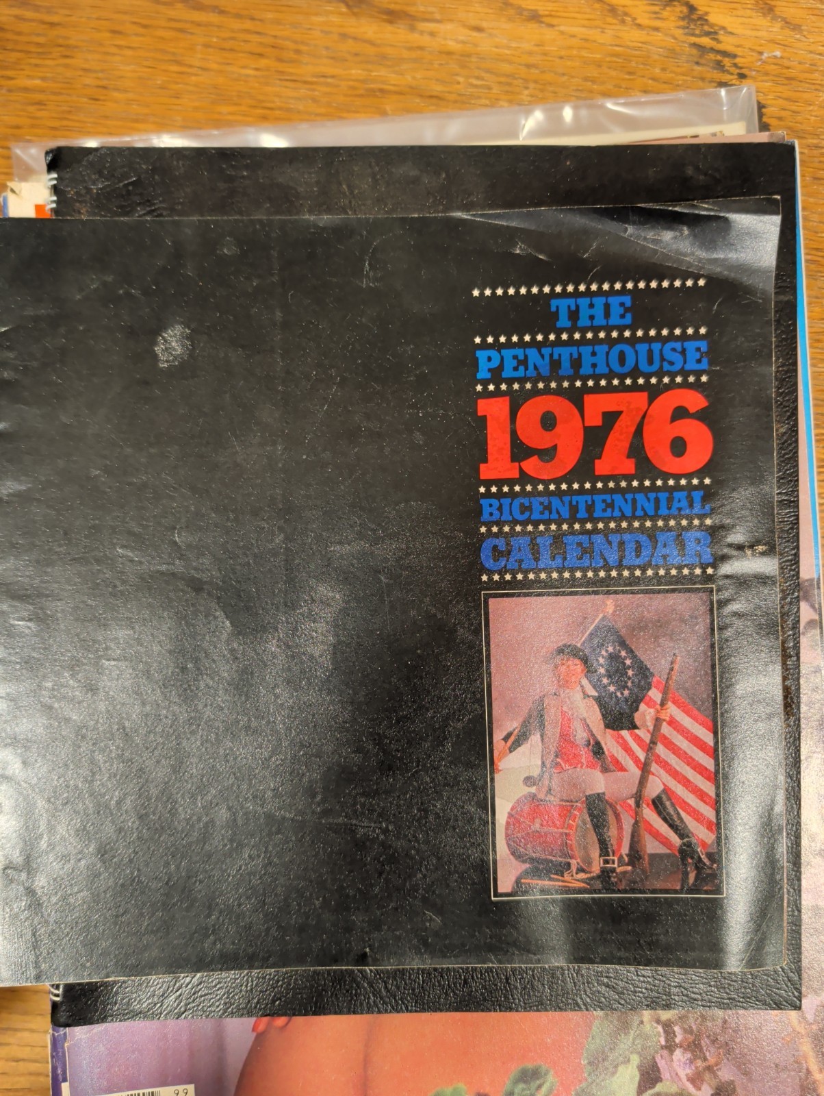 1976 Penthouse Magazine Bi-Centennial Desk Calendar Full Color Original Vintage