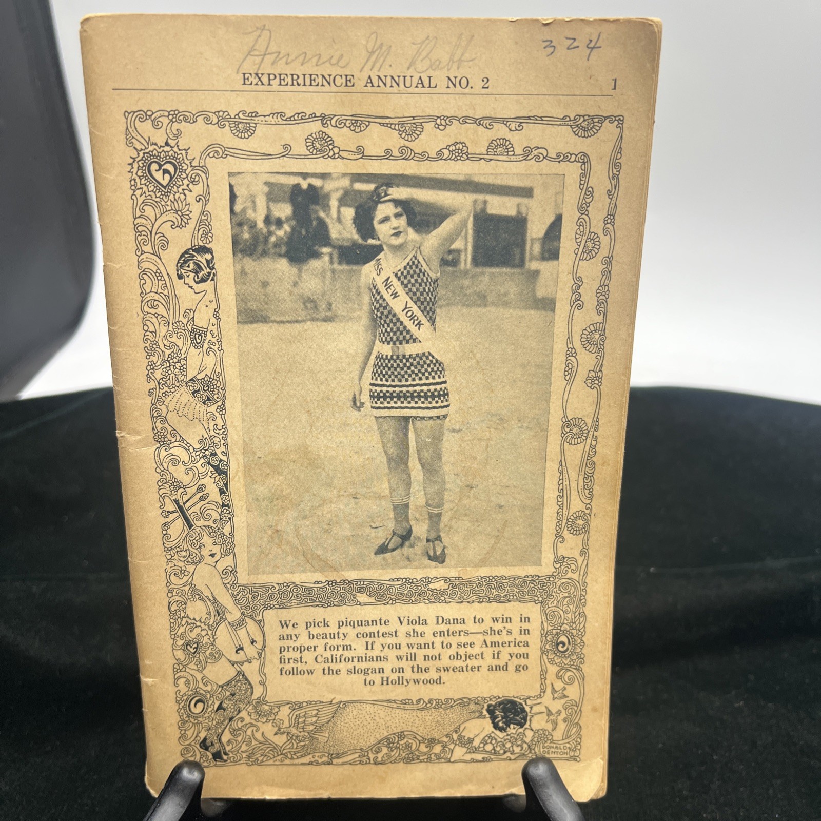 The Flapper Experience Annual No. 2 Magazine Antique 1920s Pulp Risqué Vtg