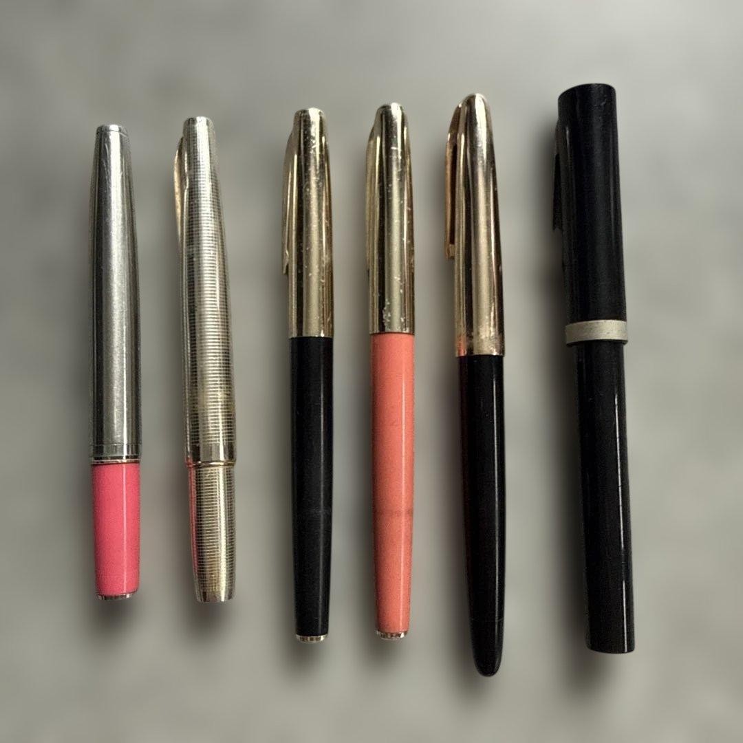 SAILOR PILOT SHEAFFER fountain pen 14K set of 6 sold in bulk