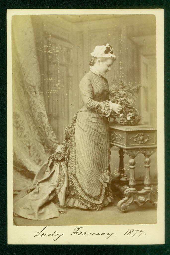 S10, 025-04, 1870s, Cabinet Card, Lady Fermoy-Great Grandmother, Princess Diana