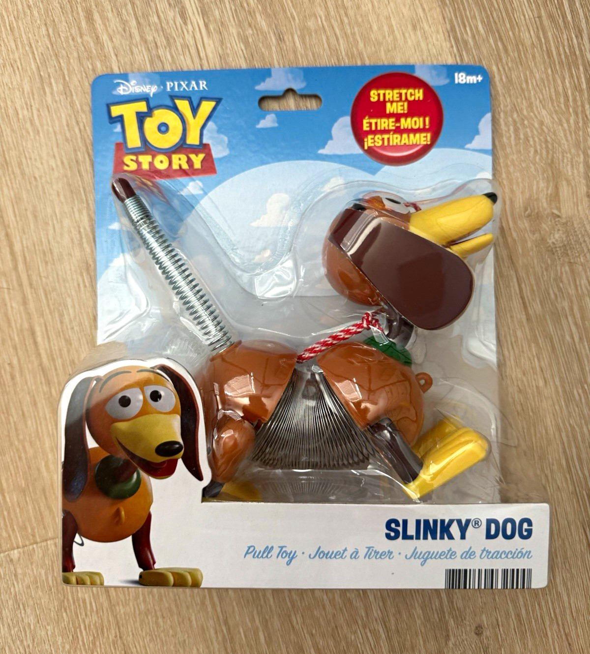 Just Play Toy Story Slinky Dog Pull Toy Stretch Me Action Figure 7-9.9