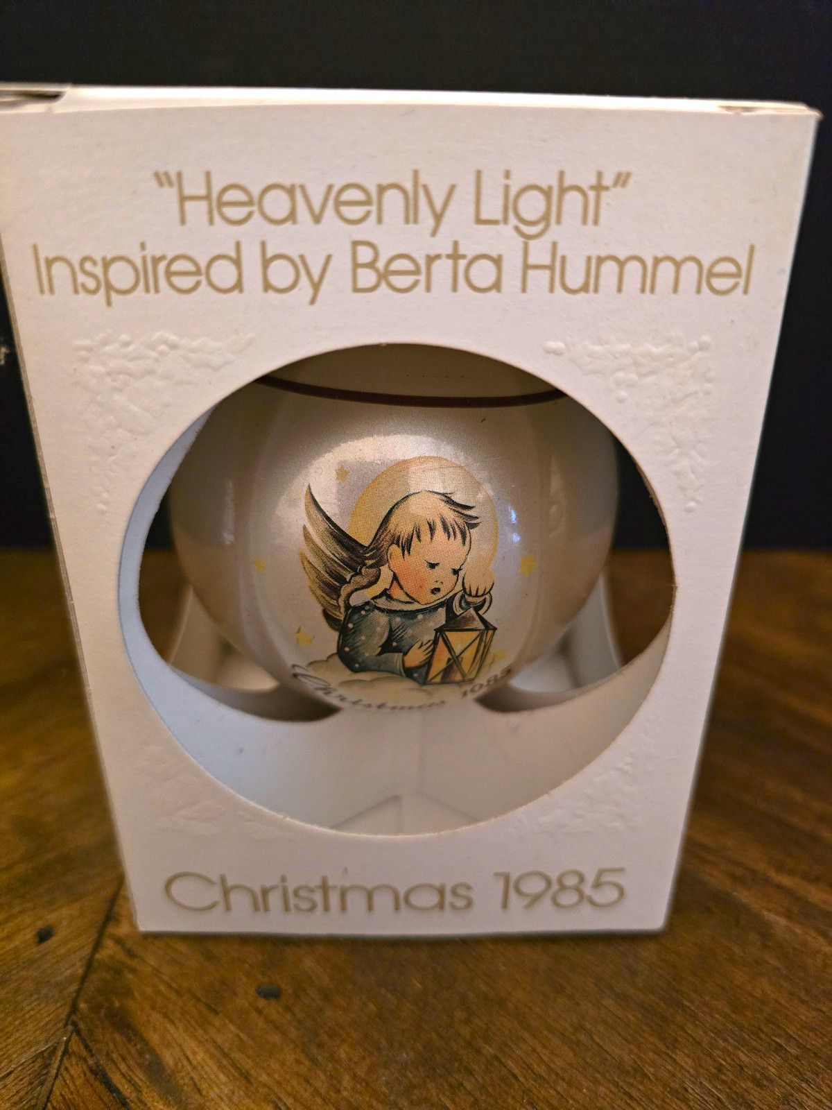 Schmid Angel Christmas Ball Ornament Limited Edition 1985 MPN 177-712
