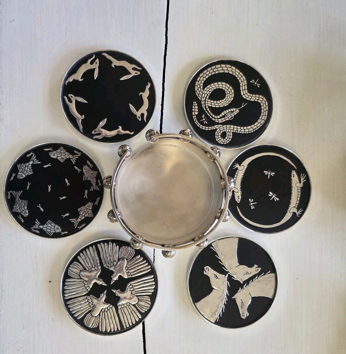Vintage Emilia Castillo Coasters RARE HTF