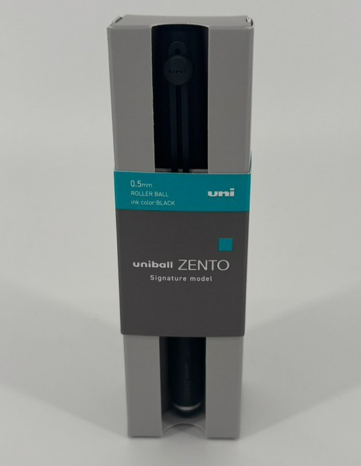 MITSUBISHI PENCIL uniball ZENTO Signature Model Metallic Black 0.5mm NEW Japan