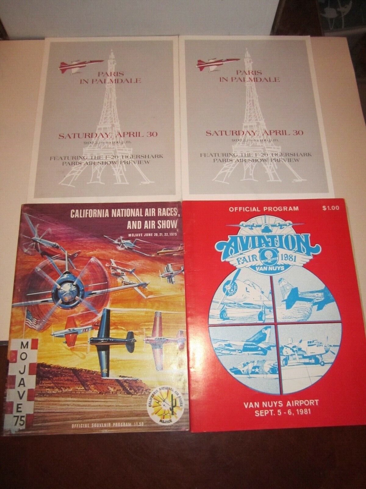 MASSIVE LOT OF 26 AVIATION AND AIR SHOW PROGRAMS BOOKLETS AND MORE