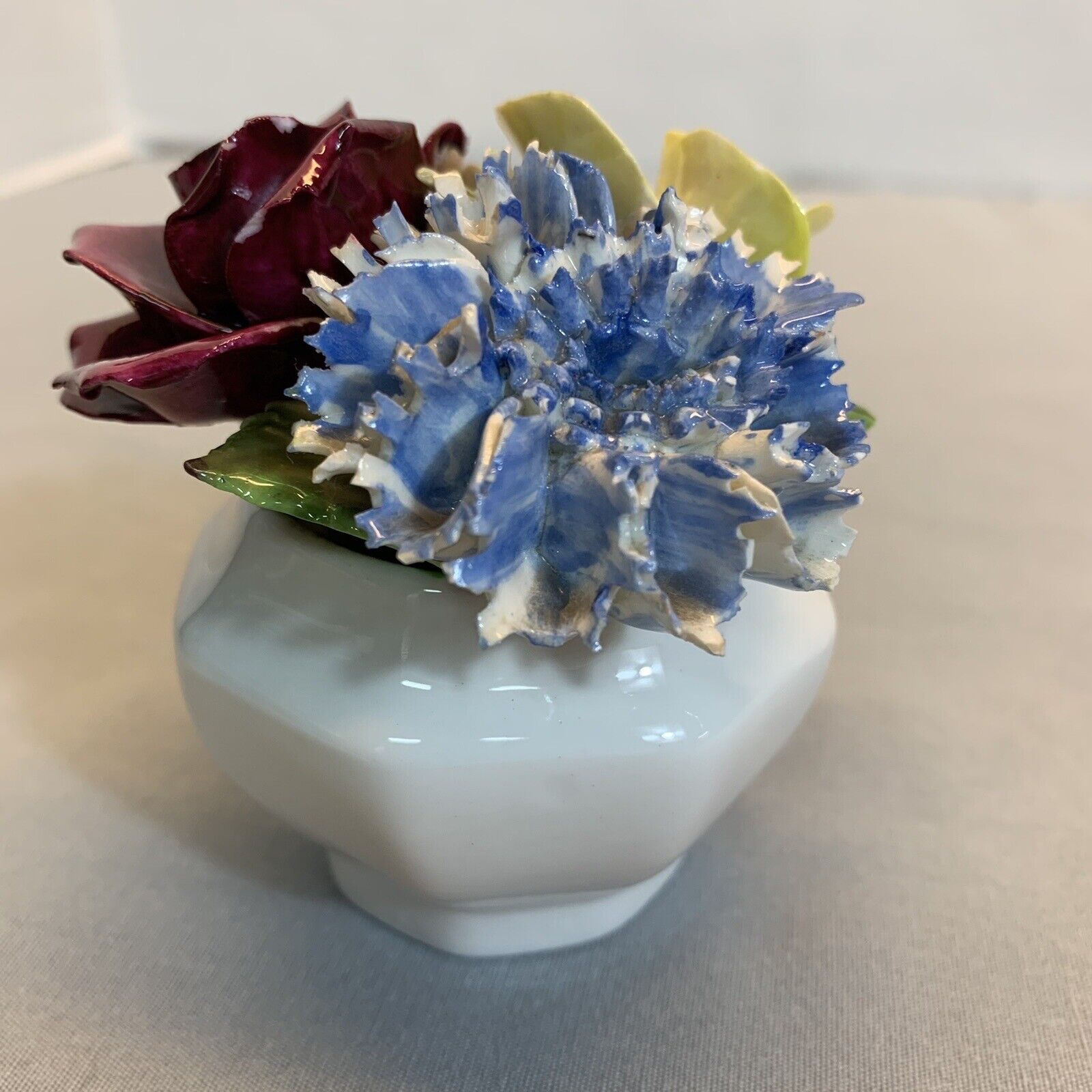 Vintage Radnor Bone China Miniature Flower Bouquet