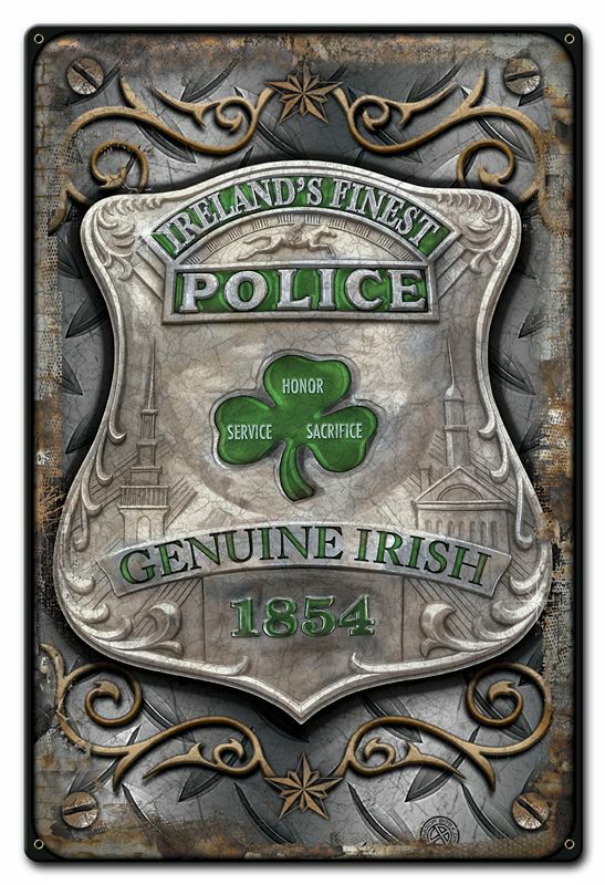 IRELAND'S FINEST POLICE GENUINE IRISH 1854 18