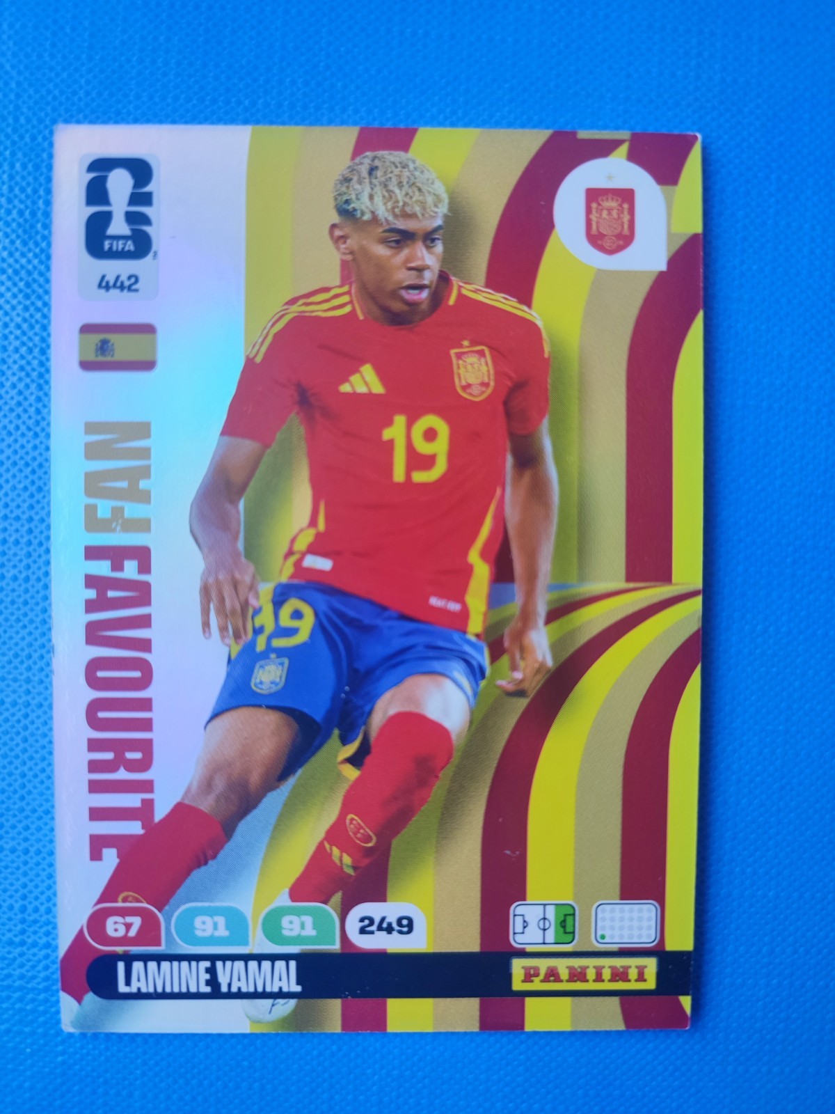 Yamal Laminates - Fan Favourite - FIFA World Cup 2026. Adrenalyn XL. AI Pre-Grade