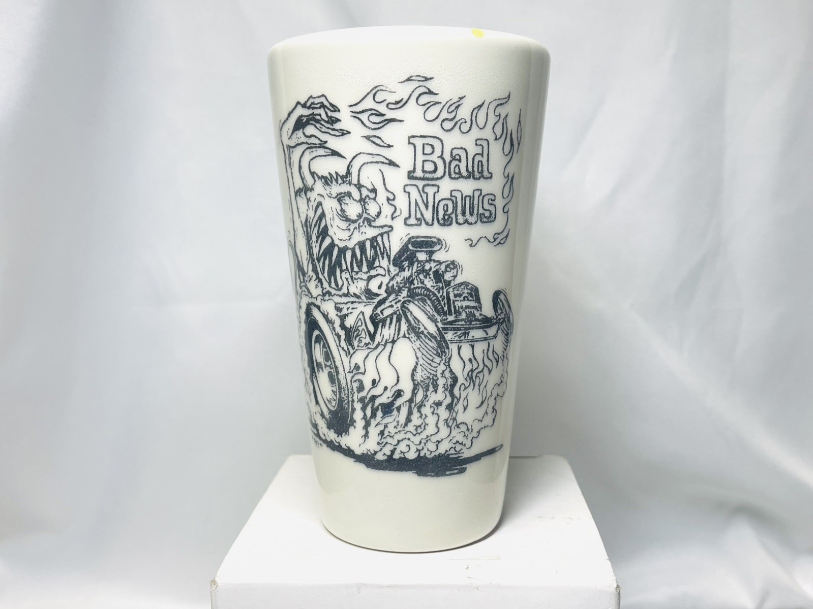 Very Rare Ed Big Daddy Roth RAT FINK / BAD NEWS CERAMIC PINT CUP 16oz Hot Rod Very Rare Ed Big Daddy Roth RAT FINK / BAD NEWS CERAMIC PINT CUP 16oz Hot Rod