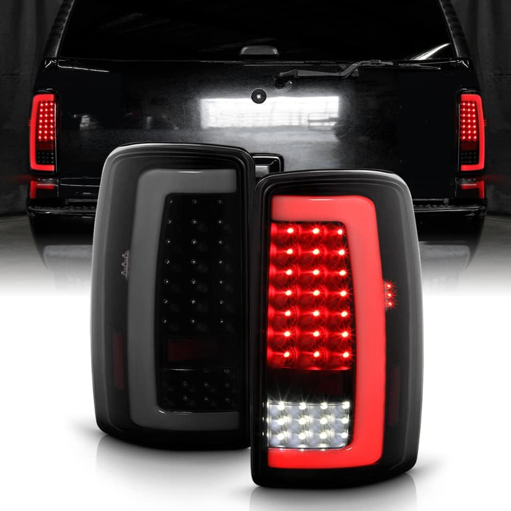 Black Smoked Full LED Tail Lights Pair 2000-2006 Chevy Suburban Tahoe GMC Yukon Black Smoked Full LED Tail Lights Pair 2000-2006 Chevy Suburban Tahoe GMC Yukon
