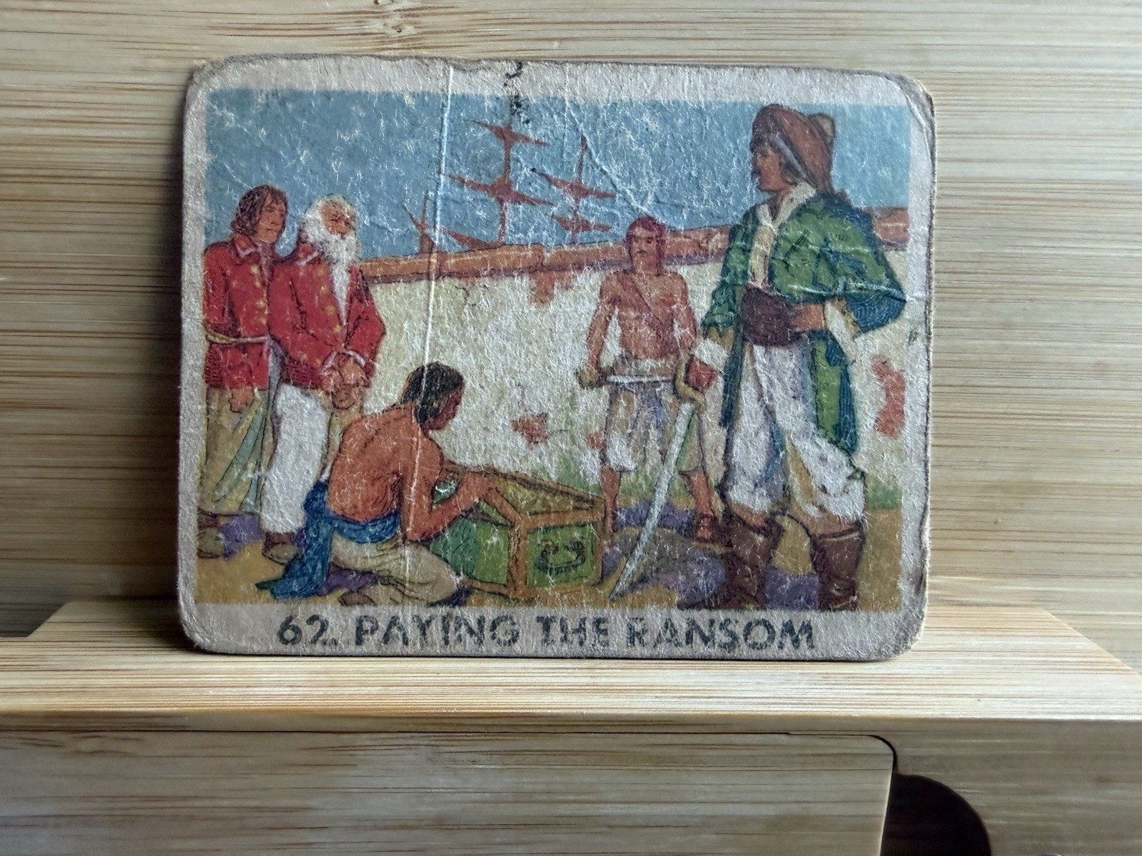 1933 Pirate\'s Picture Bubble Gum #62 Paying The Ransom