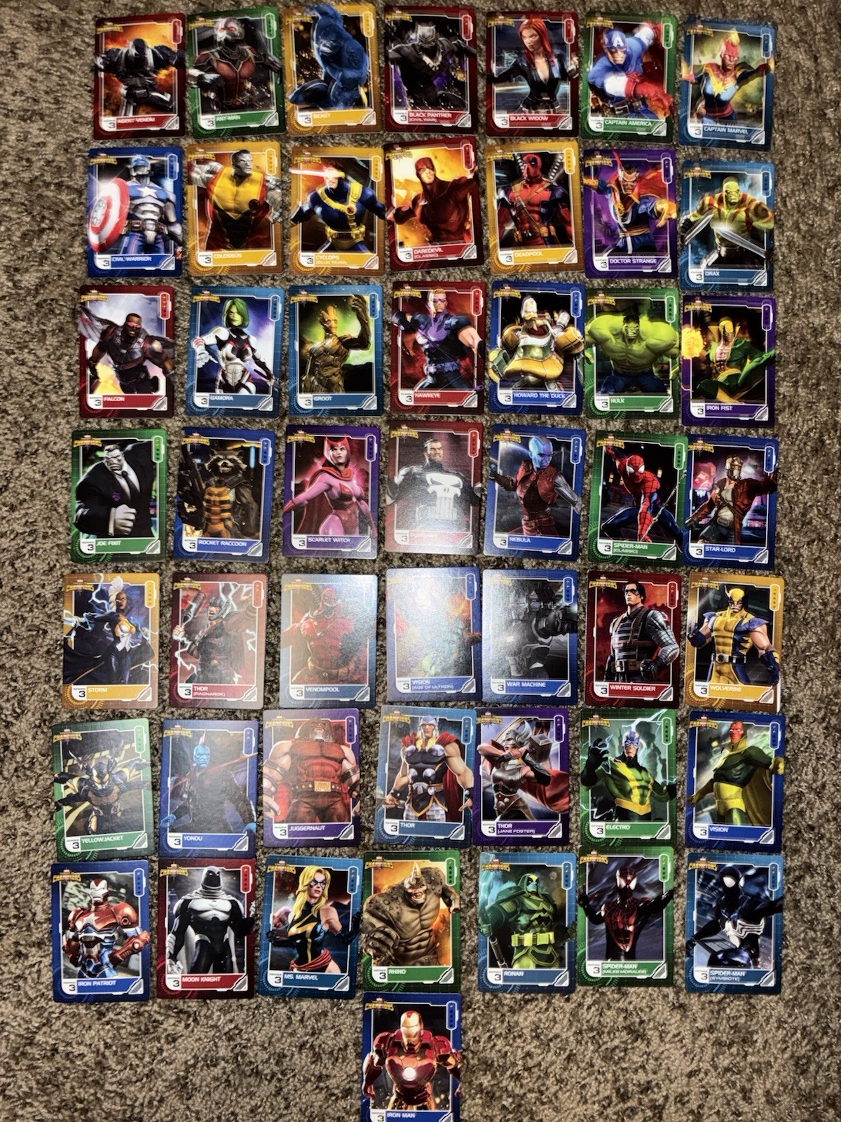 Marvel Contest Of Champions Arcade Cards Series 3 Starter Set (50) Cards Matte