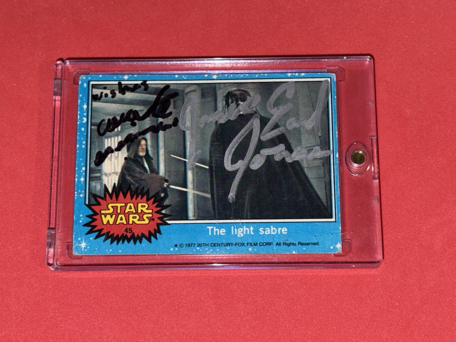 1977 TOPPS STAR WARS THE LIGHT SABRE #45