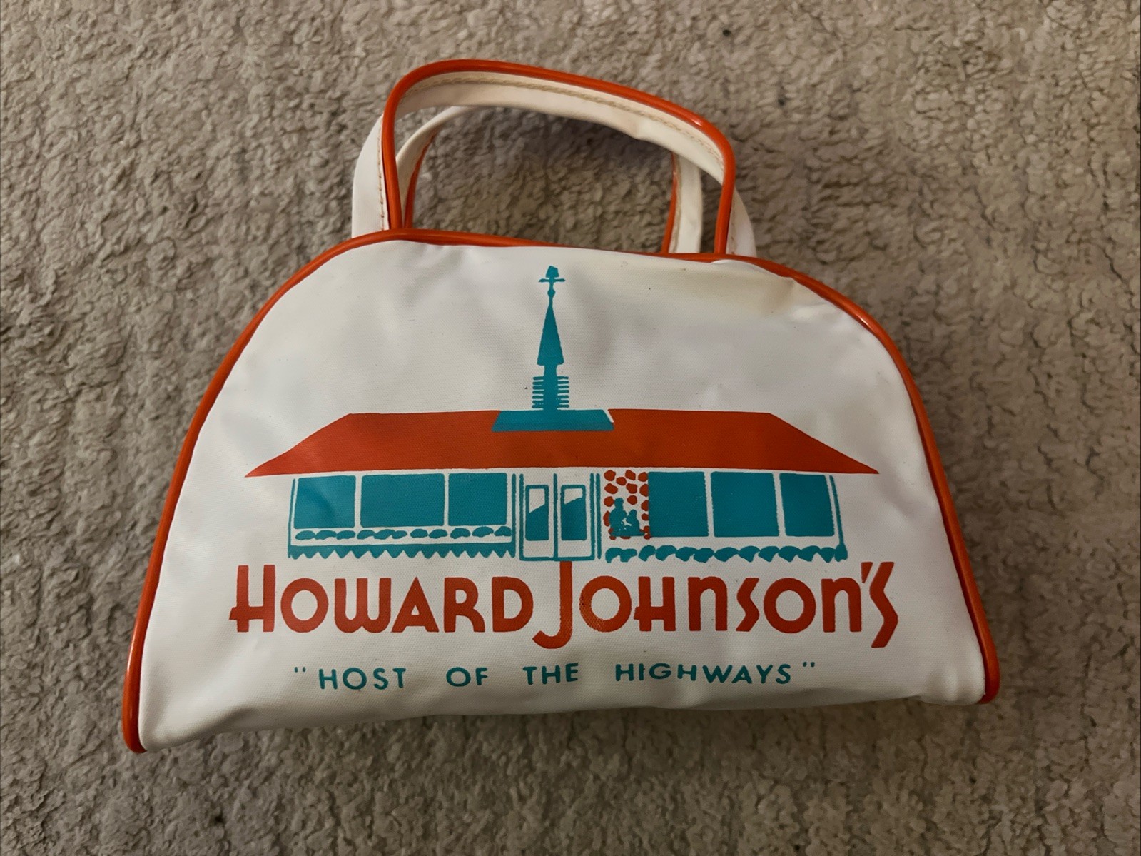 Vintage Howard Johnson’s Restaurant Toy Travel Bag