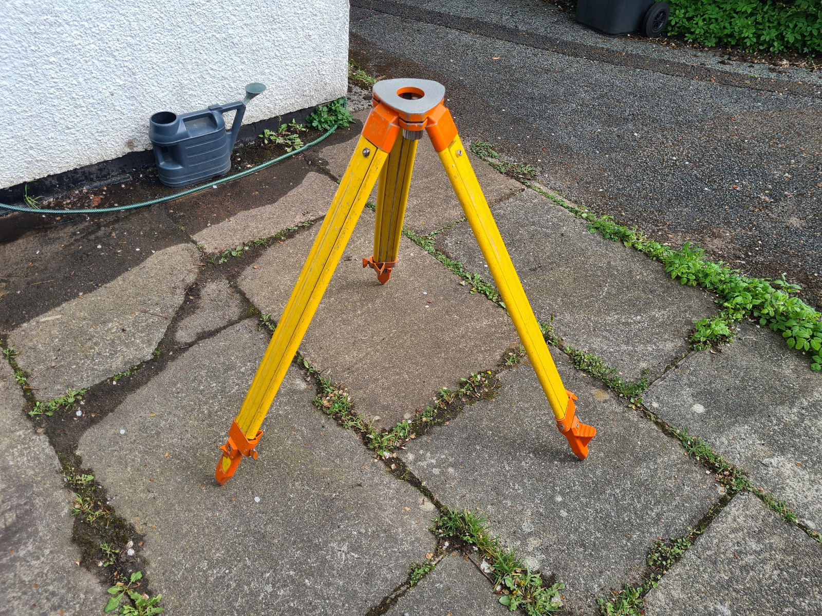 Vintage Wild Heerbrugg GST00 Wood and Metal Surveyor's Tripod Swiss Made