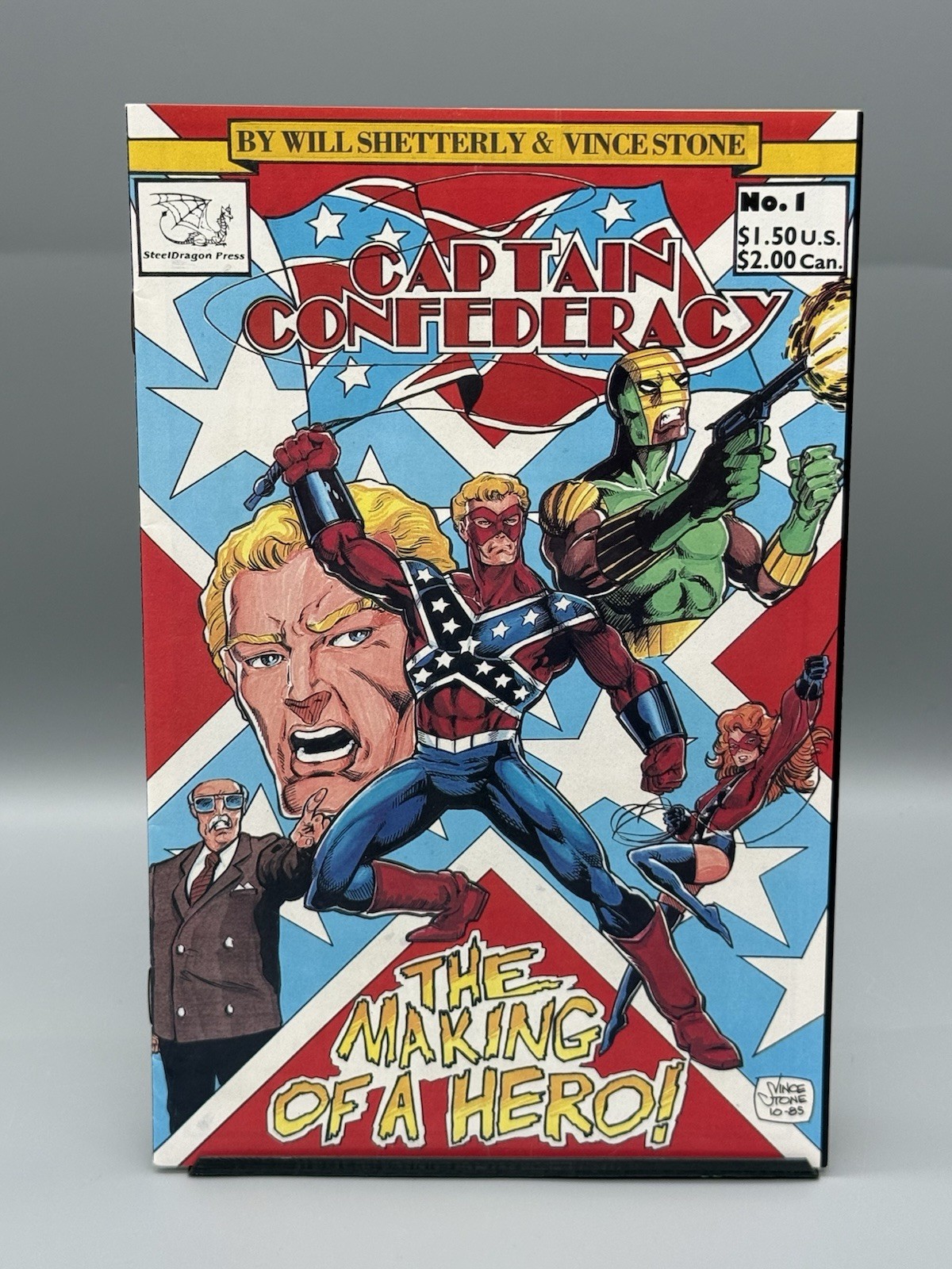 Captain Confederacy #1 The Making Of A Hero Steel Dragon Press Comics 1986