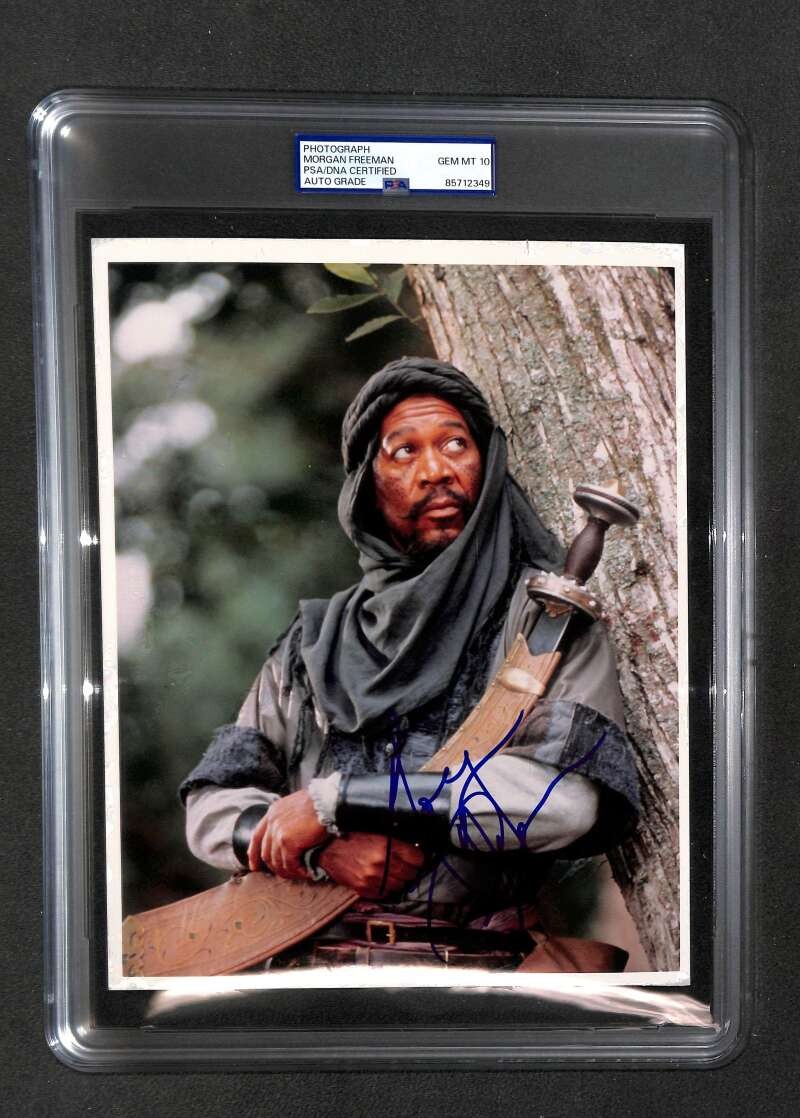 Morgan Freeman Signed Autograph 8x10 Photo PSA/DNA Authentic 10 Auto ZK9936