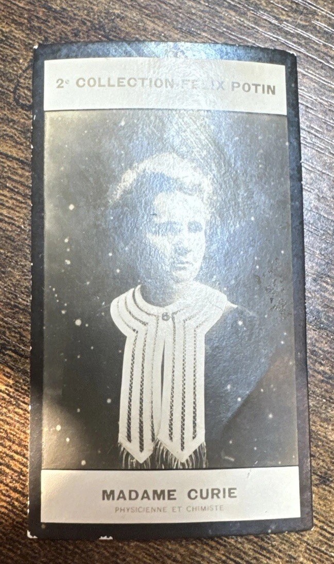 Madam Curie 1908 Felix Potin Marie 1st Woman to Win Nobel Prize
