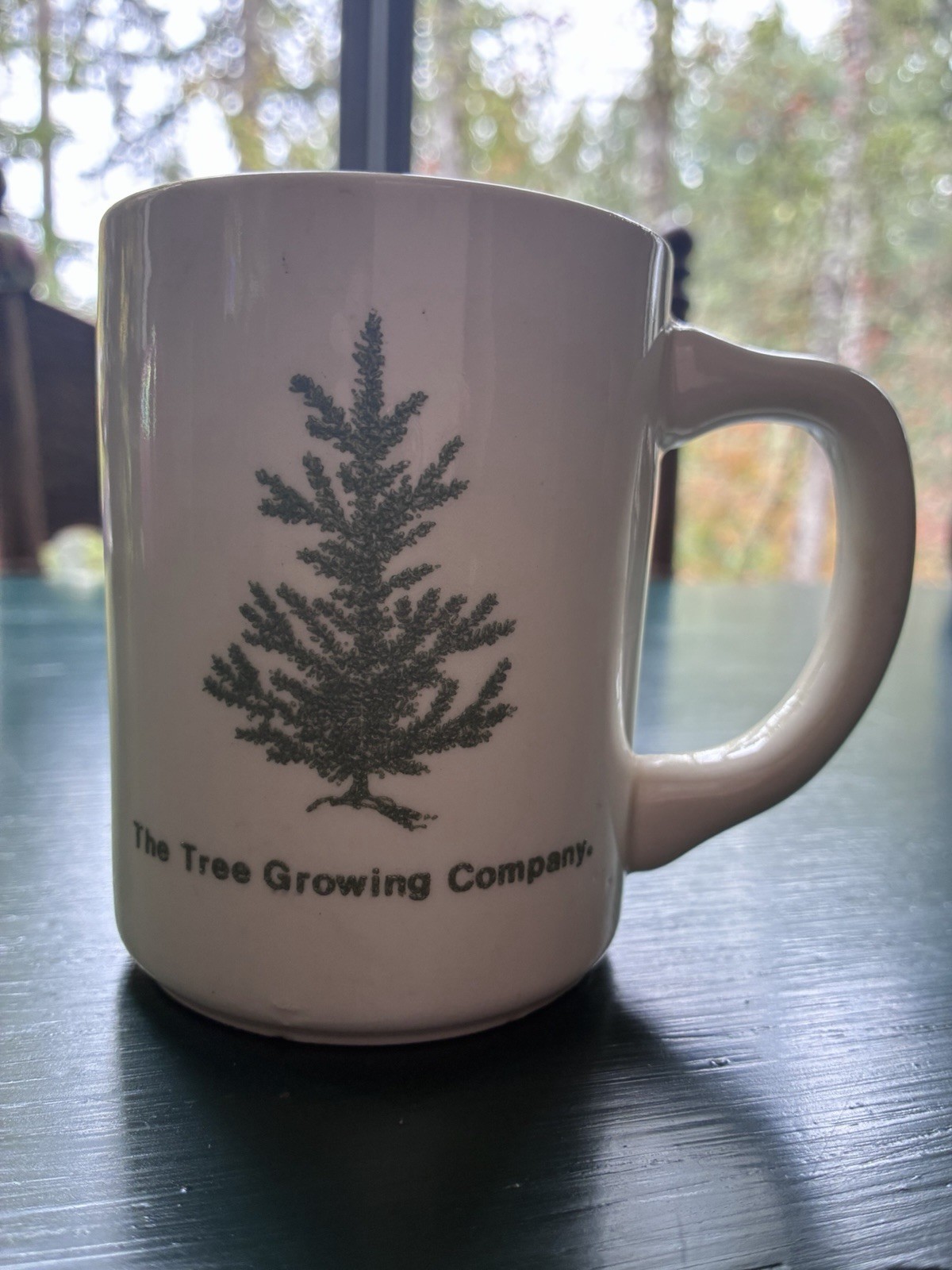 Vintage 1970s Weyerhaeuser “The Tree Growing Company” Ceramic Coffee Mug