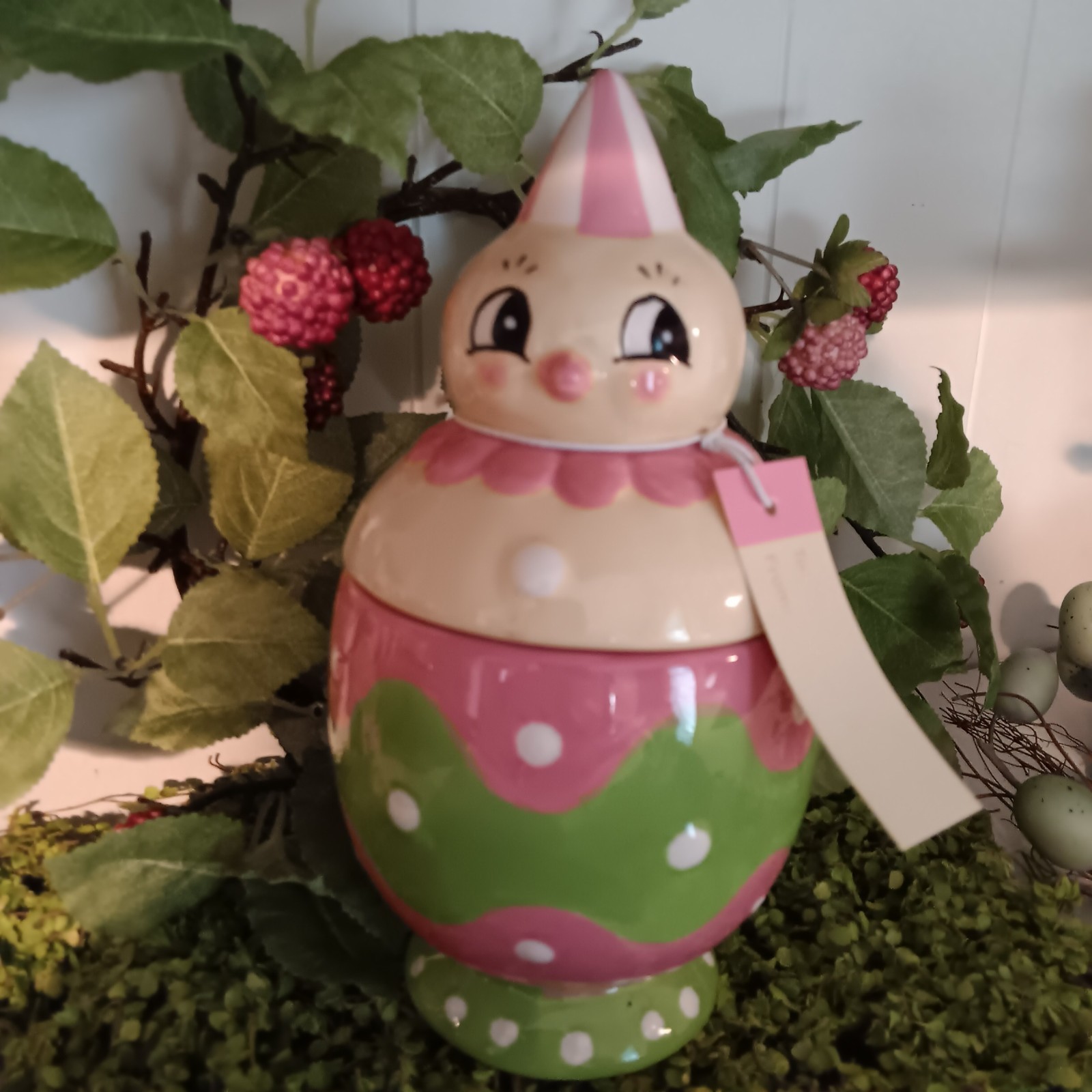 Darling NEW Johanna Parker Baby Chick Whimsical Canister ~ Carnival Cottage Darling NEW Johanna Parker Baby Chick Whimsical Canister ~ Carnival Cottage