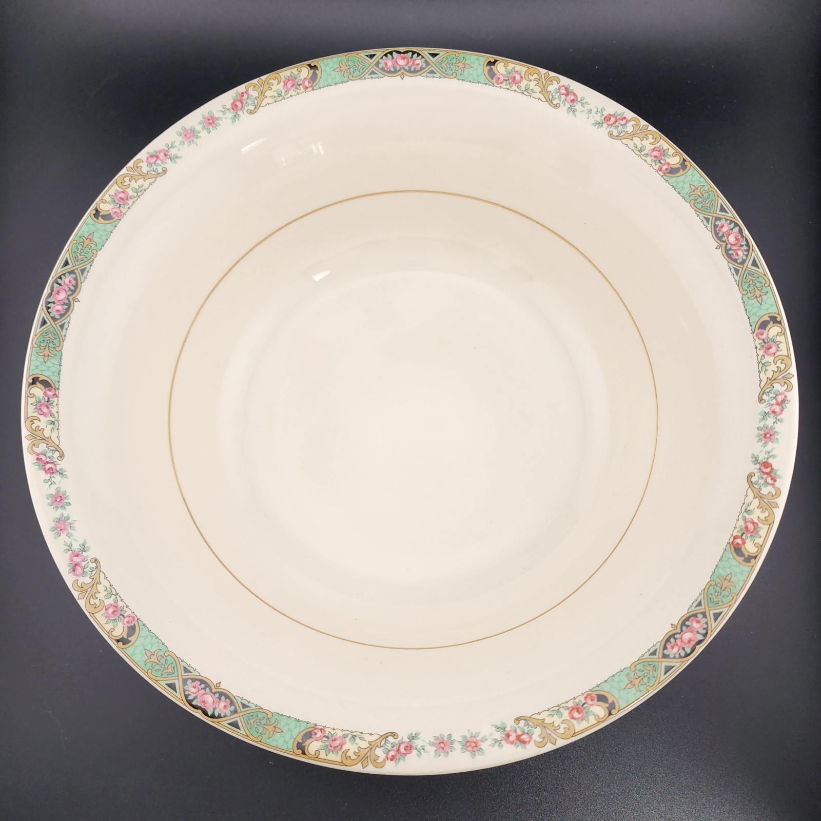 1933 Homer Laughlin W530 Empress Round Vegetable Serving Bowl 9.5\