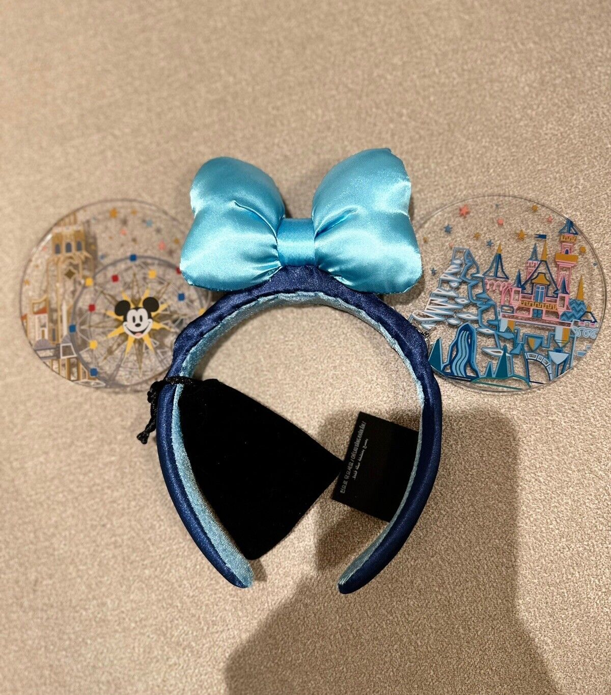 BRAND NEW Disneyland Park Icons Four Parks Light-Up Mickey Ears Headband