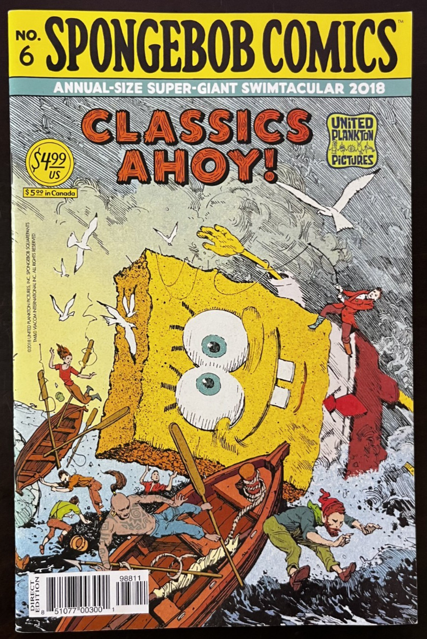 SpongeBob Comics Annual Super-Giant Swimtacular #6 2018 United Plankton HTF