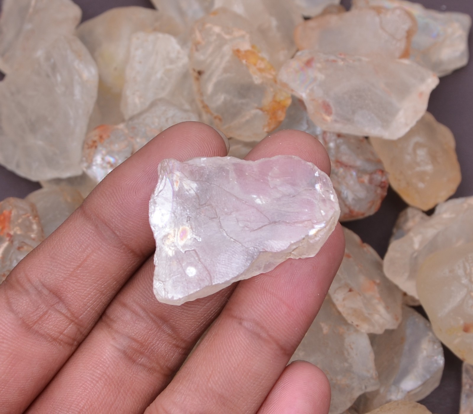 100g Topaz Crystal LOT  - Jos Plateau, Nigeria - Rough Blue Topaz Gemstones