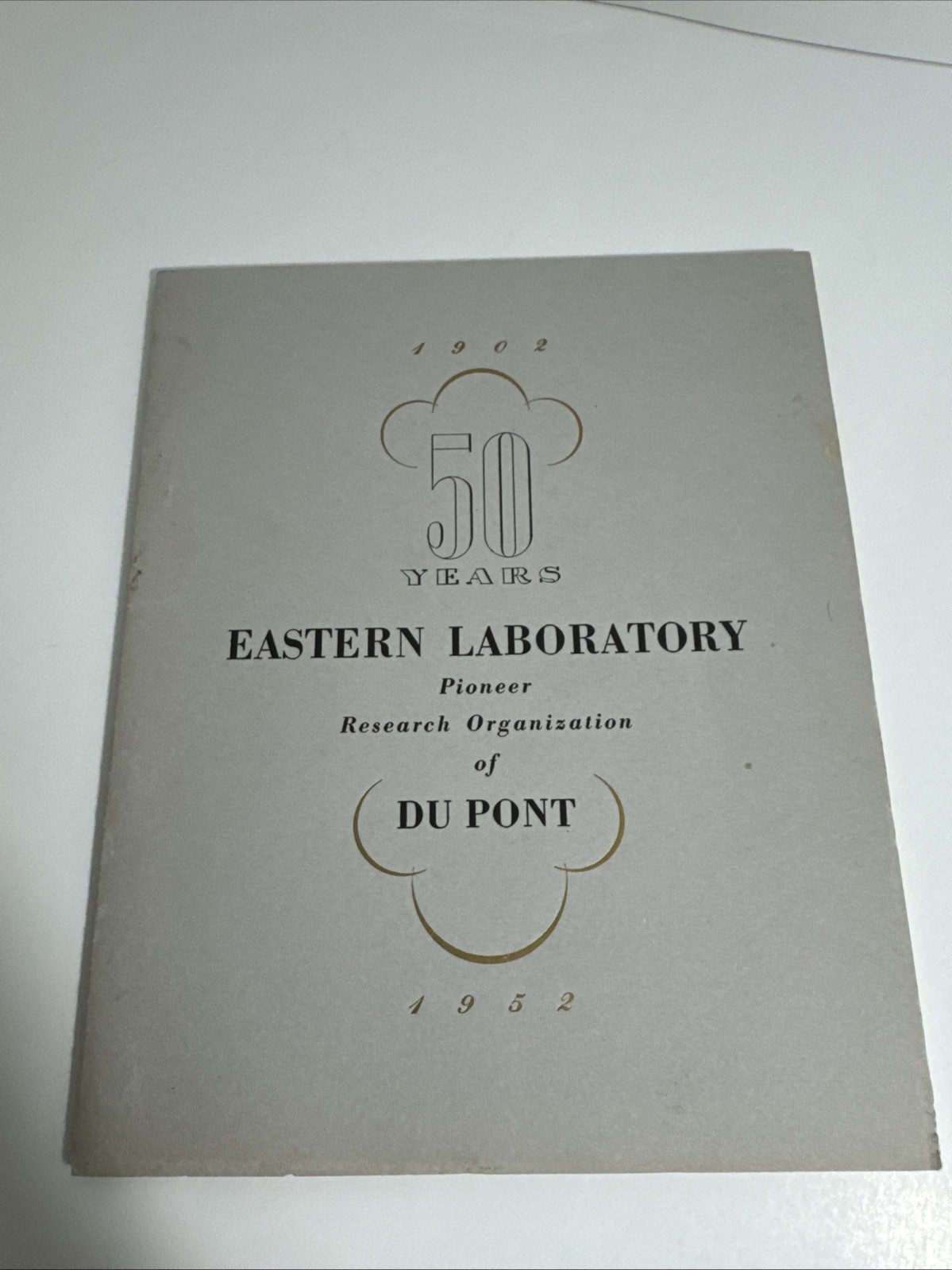 Vintage 1952 DuPont Eastern Laboratory 50th Anniversary Booklet Pioneer Corp 