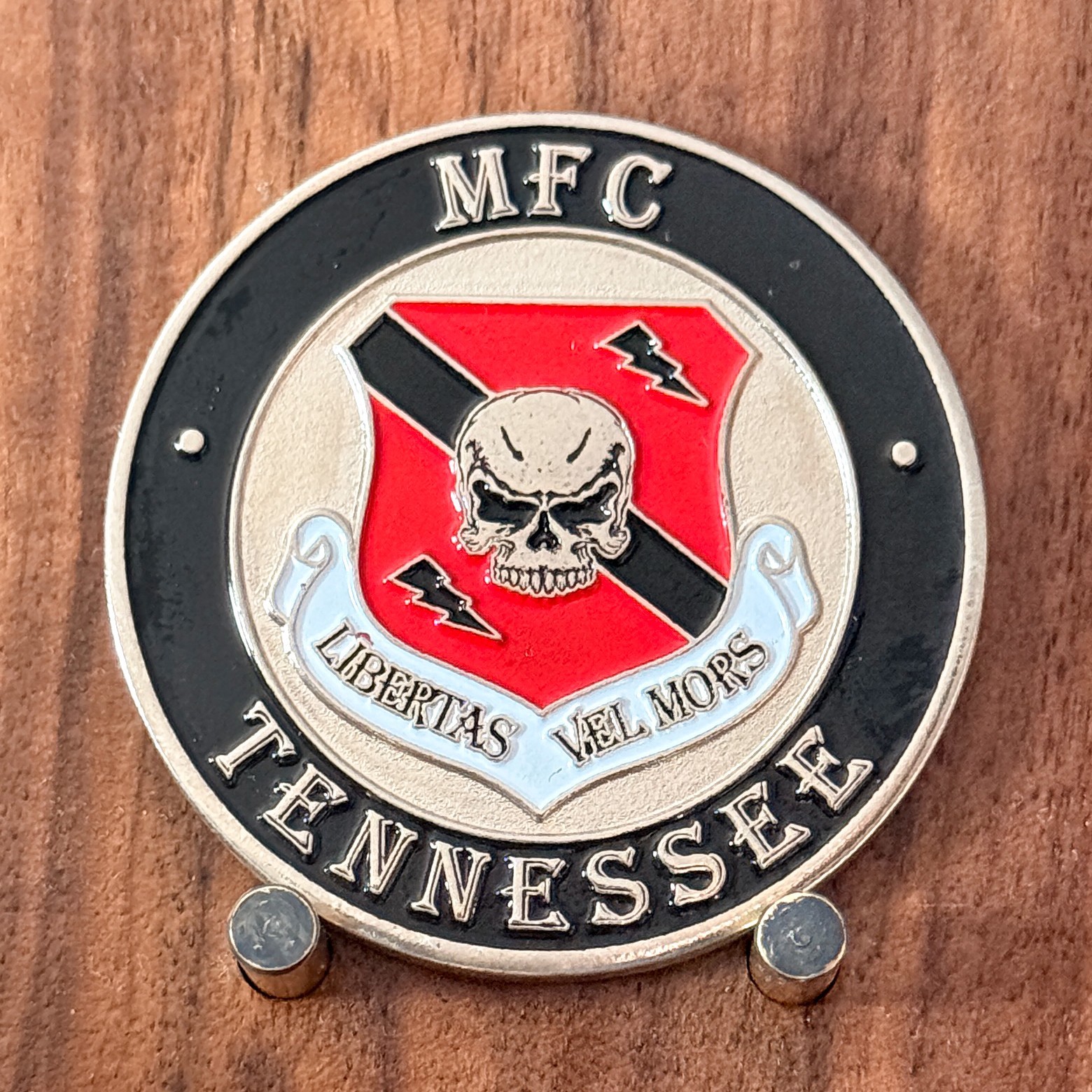 MFC Tennessee Rocky Top Chapter Skull Emblem Challenge Coin  W#19