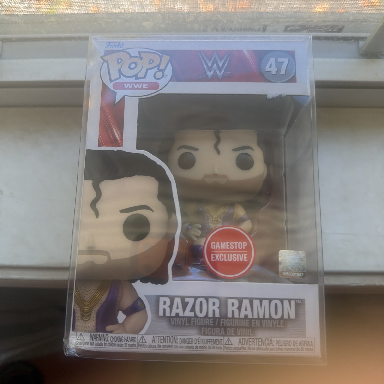 Funko Pop WWE Razor Ramon #47 GameStop Exclusive Pop Vinyl Figure