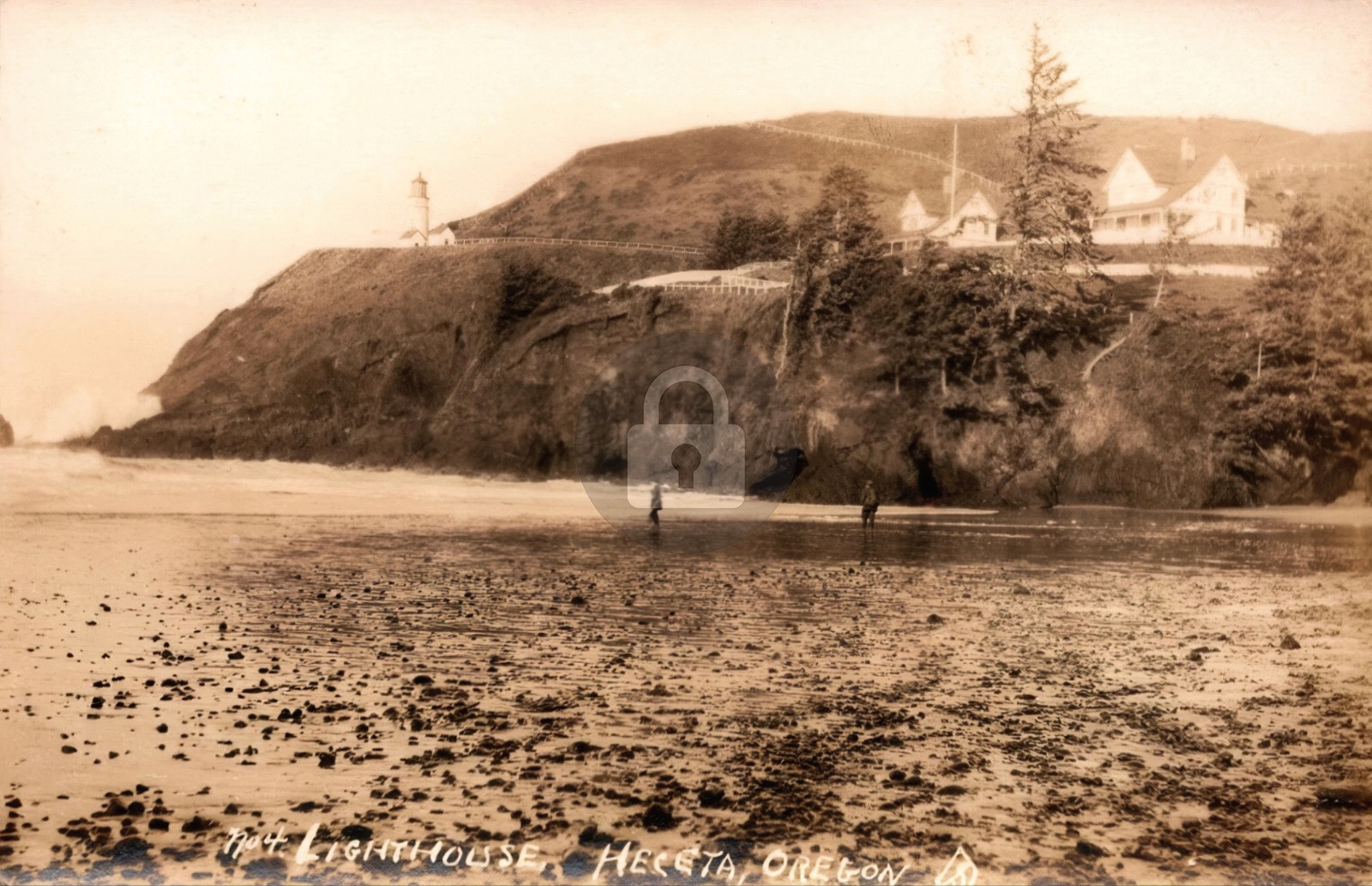 Light House Heceta Head Oregon OR Florence c1910 RPPC Photo Postcard COPY Light House Heceta Head Oregon OR Florence c1910 RPPC Photo Postcard COPY