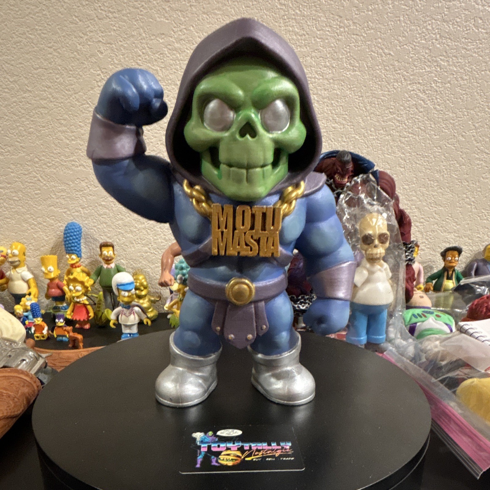 Masters of the Universe 10” Skeletor “MOTU MASTA” custom figure w/Gold Chain Masters of the Universe 10” Skeletor “MOTU MASTA” custom figure w/Gold Chain