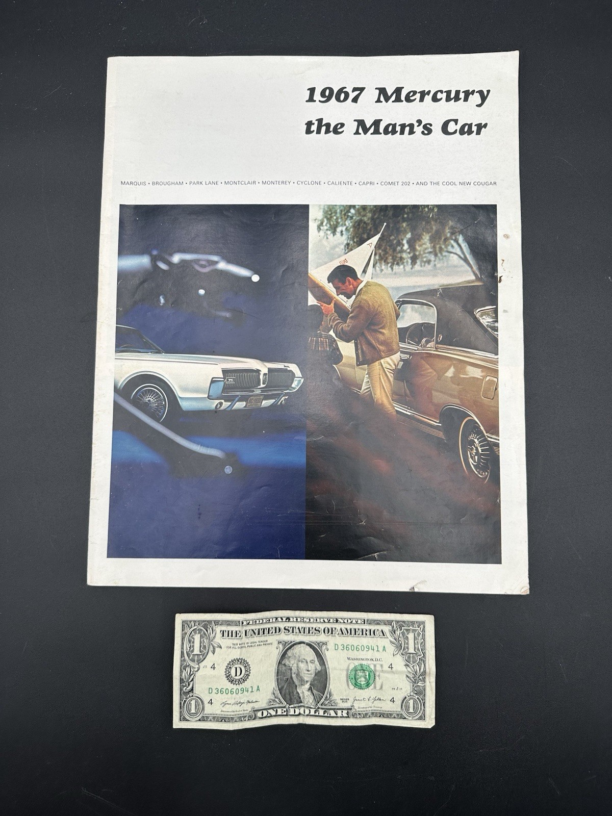 Original 1967 Mercury Full Line Sales Brochure 67 Cougar Cyclone Comet Marquis