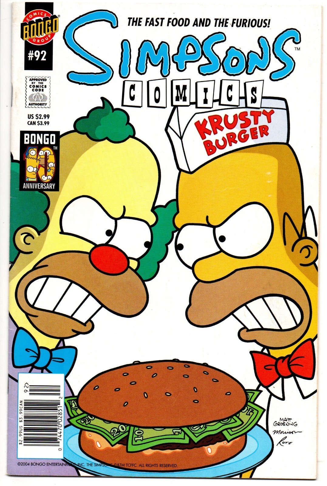 Simpsons Comics Lot of 21 Copies, FN to NM Condition Bongo Comics #1 Specials