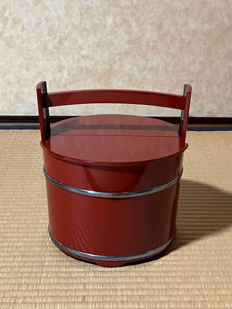 Jubako Bento Box Japanese Hand pail water finger completed by Kawase obote genui